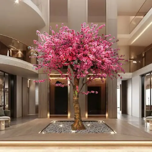 Artificial-white-blossom-tree