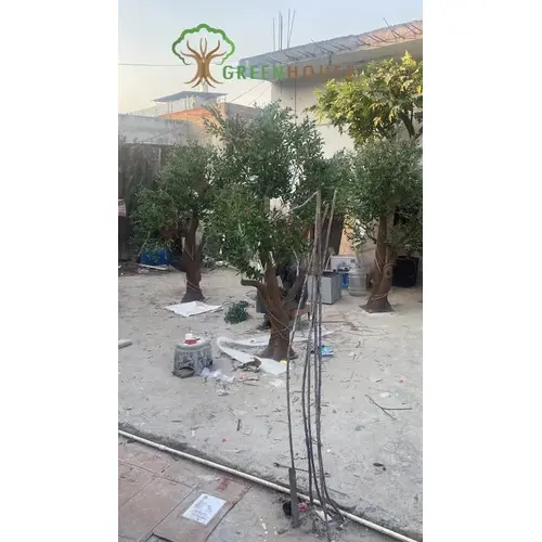 Olive spray tree artificial